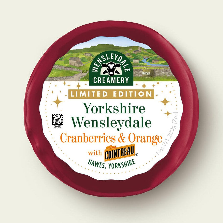 Yorkshire Wensleydale - Cranberries & Orange with Cointreau 200g