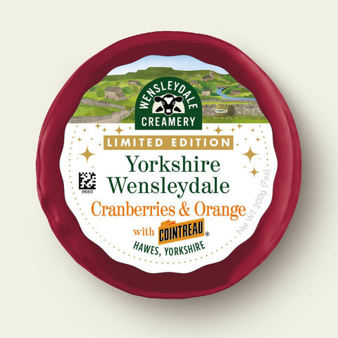 Yorkshire Wensleydale - Cranberries & Orange with Cointreau 200g