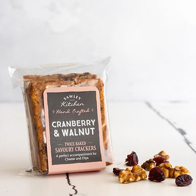 Cranberry & Walnut Savoury Crackers